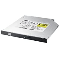 ASUS SDRW-08U1MT - Grabadora de DVD Interna Delgada 8X (Bulk)- 9-5 mm con Bisel- Soporte M-Disc- E-Green- E-Media